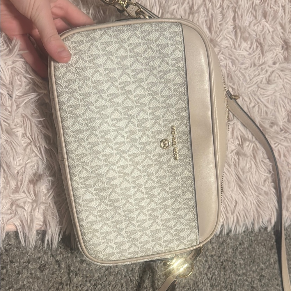 Michael Kors Beige Crossbody Bag